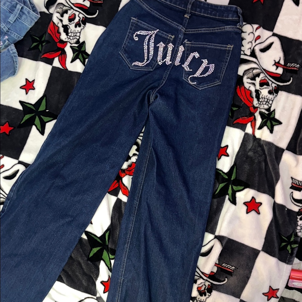 Juicy Couture Dark Blue Denim Pants